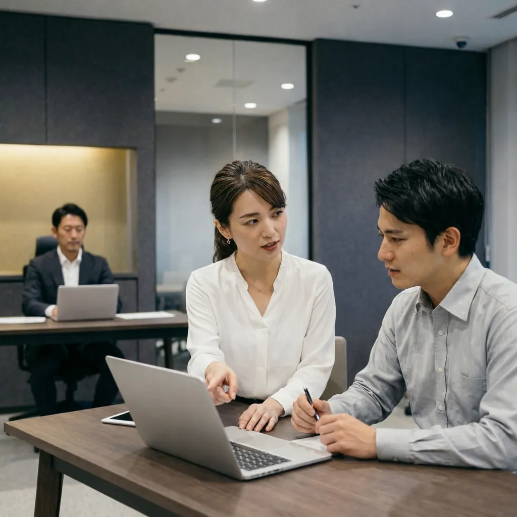 役割の整理と意思決定を進めるビジネスシーン