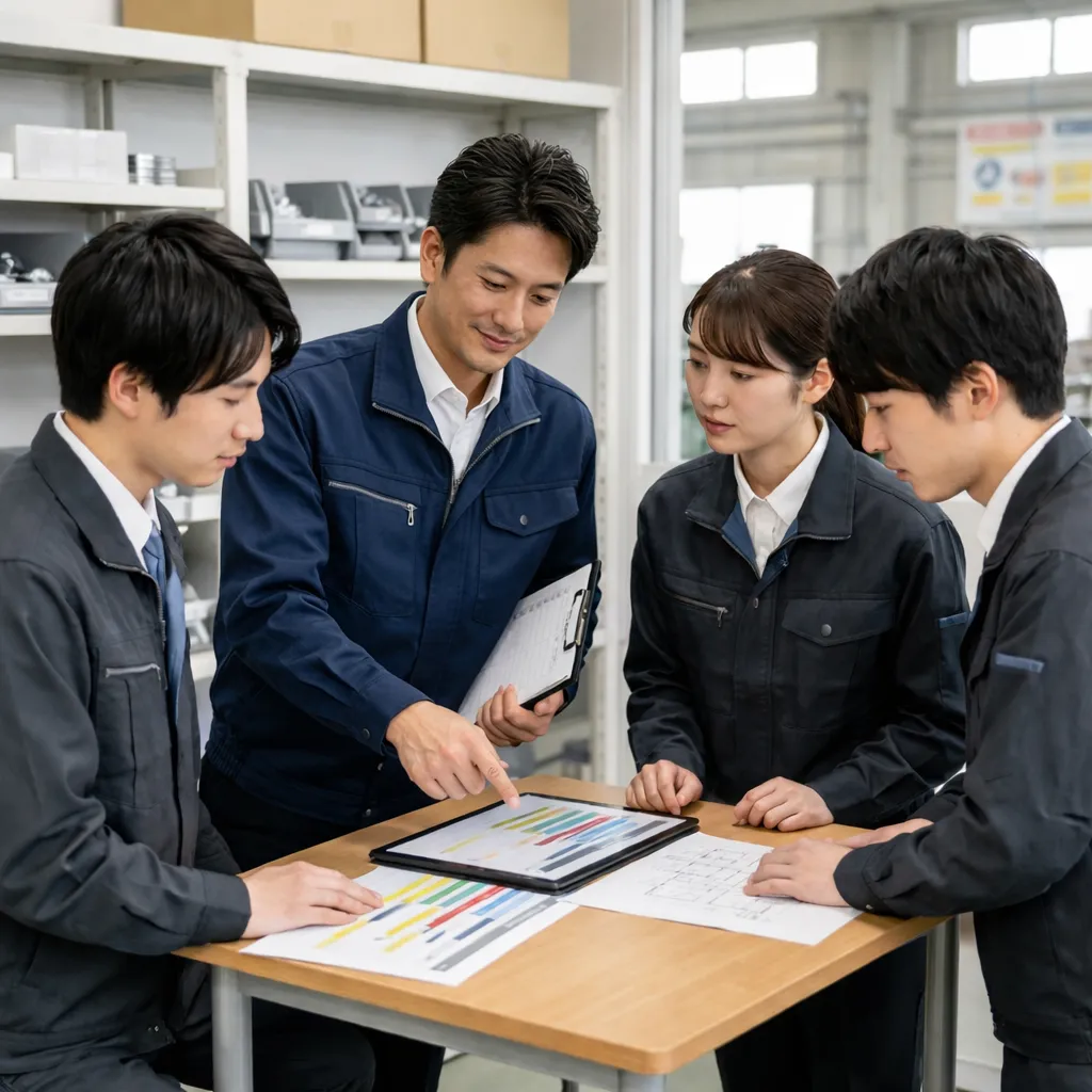 管理職育成に取り組む面談のイメージ
