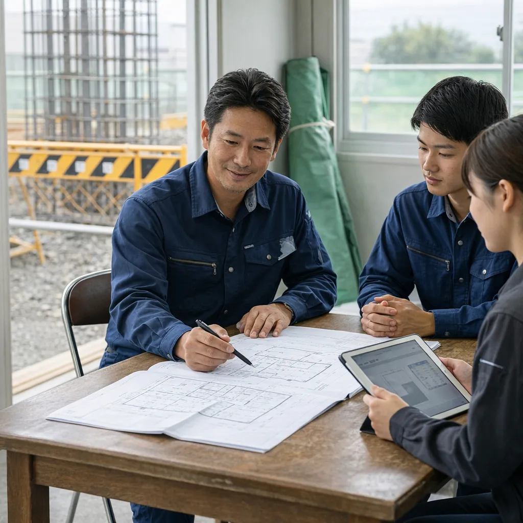 採用と定着の仕組みを見直す面談のイメージ